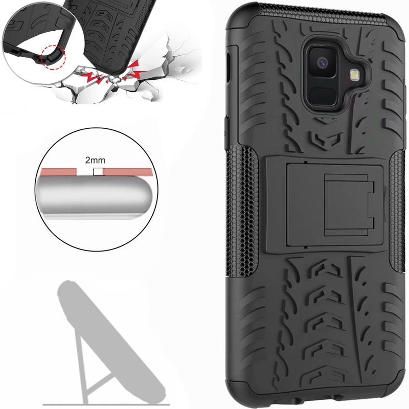 Smūgiams atsparus dėklas (Samsung GALAXY A6 2018) Smūgiams atsparus dėklas (Samsung GALAXY A6 2018)